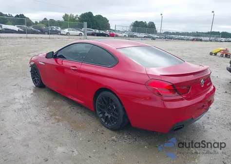 2013 BMW 650I из США, поврежденный, VIN WBAYM9C54DDW20459